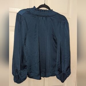 Mittoshop Teal NWT Sophie Blouse